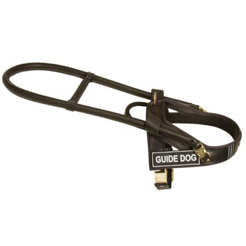Collie Guid Harness Leather for Dog Assistance